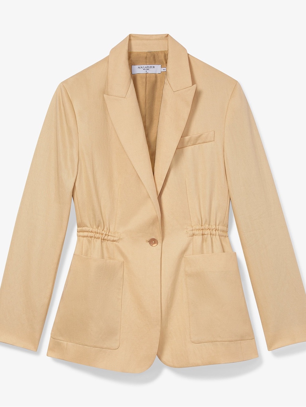 MM La Fleur Hyo Tailored Drawstring-Waist Blazer Jacket